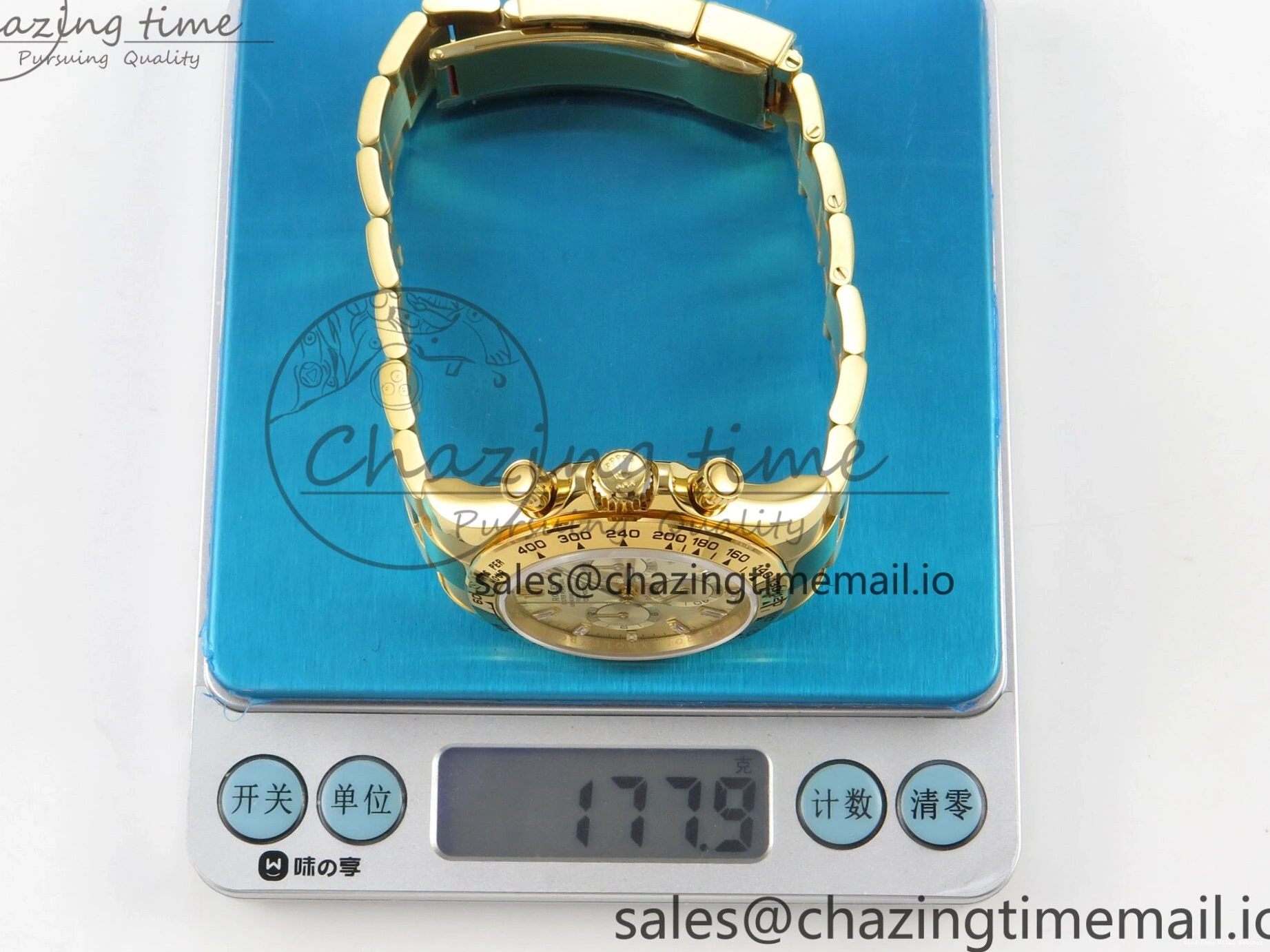 AAA Replica Watches Edition 126508 (Gain Casual Best SH4131 1:1 Weight) 305 Crystal On Dial Bracelet V6 Markers YG YG QF Daytona YG 1219